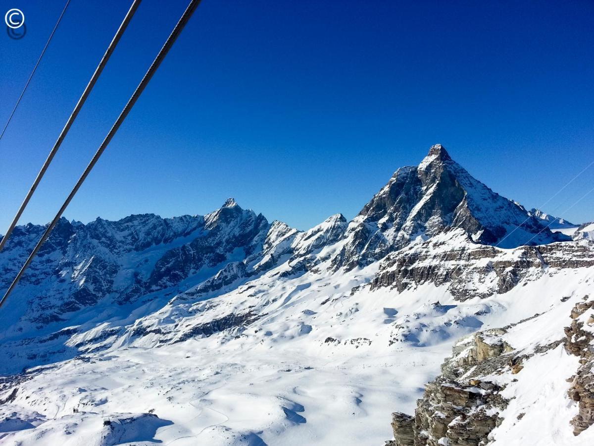 Breuil Cervinia Near Funicular Apartment With Private Garage Kültér fotó