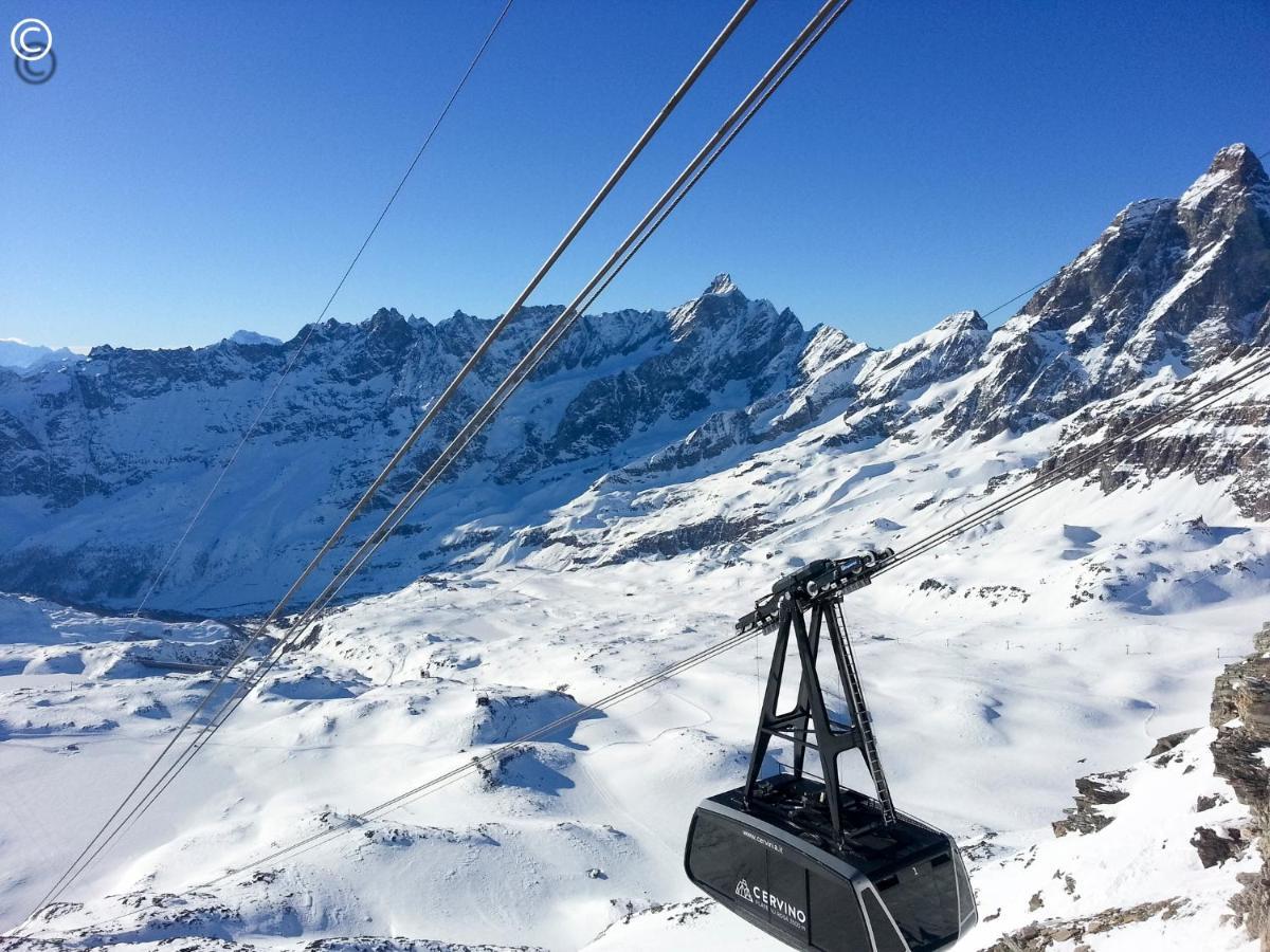 Breuil Cervinia Near Funicular Apartment With Private Garage Kültér fotó